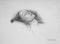 Estudio para Ofelia prerrafaelita John Everett Millais